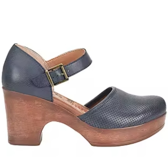 B.O.C. Gia Round Toe Mary Jane Shoes Blue 9 - Picture 2 of 10